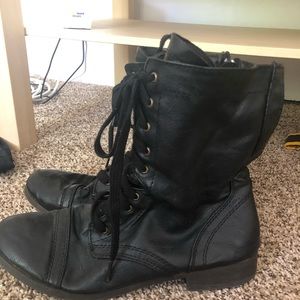 Kohls Black Combat Boot